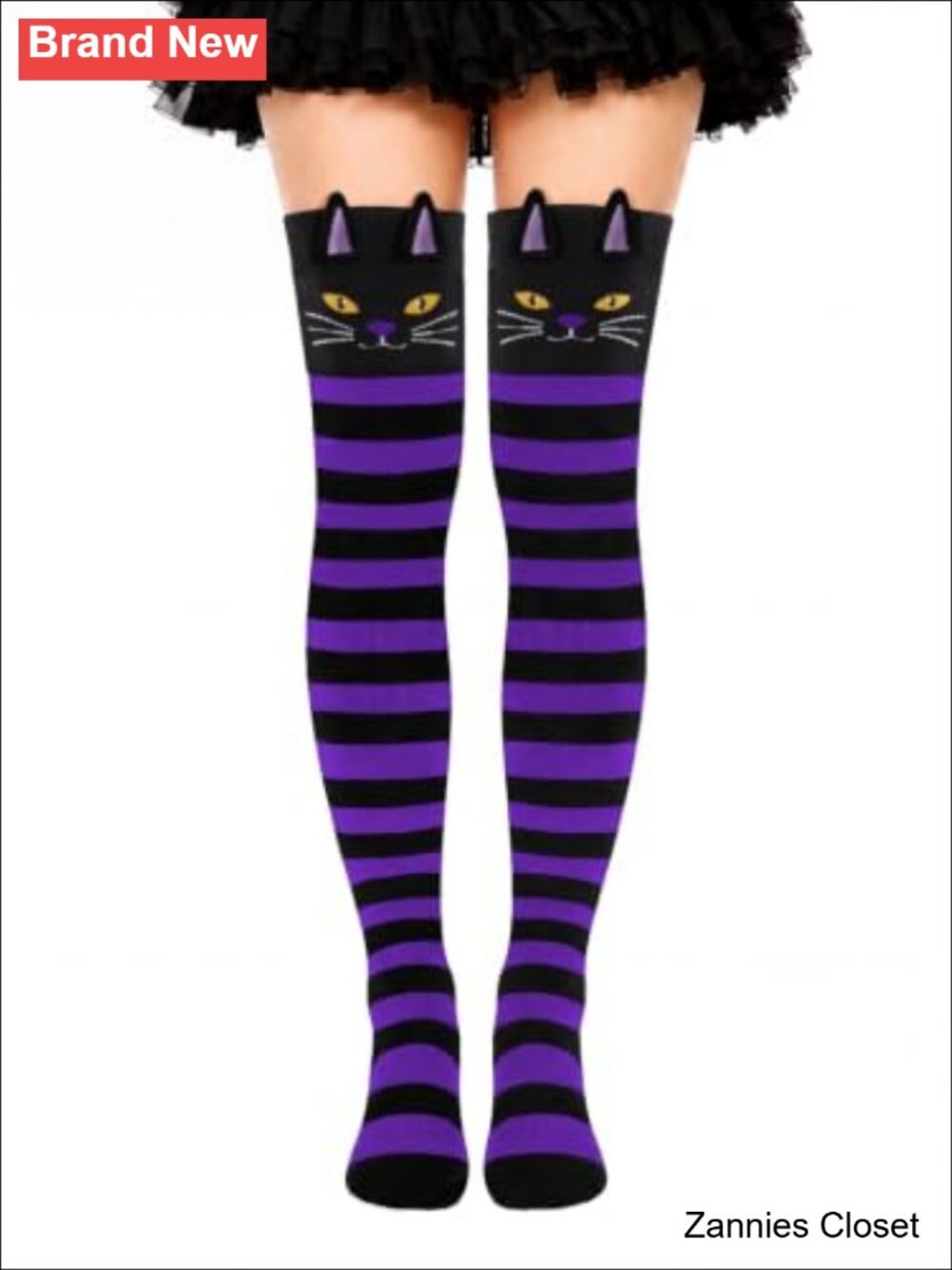 Funny Halloween Knee High Socks Stockings Cute Gifts for Women Teens Girls